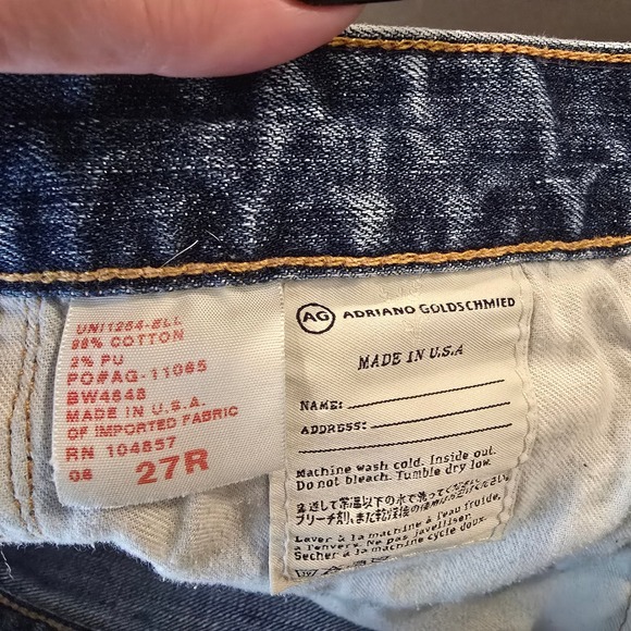 AG Adriano Goldschmied The Tomboy Boyfriend Fit Distressed Jeans Medium Wash - Picture 7 of 13